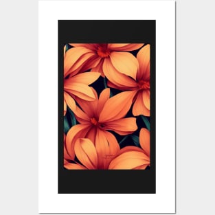 Beautiful Orange Flowers, for all those who love nature #155 Posters and Art